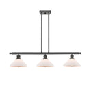 Orwell Island Light shown in the Oil Rubbed Bronze finish with a Matte White shade