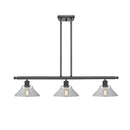 Orwell Island Light shown in the Oil Rubbed Bronze finish with a Clear shade