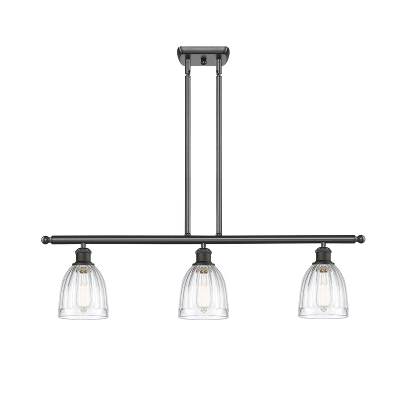 Brookfield Island Light shown in the Oil Rubbed Bronze finish with a Clear shade