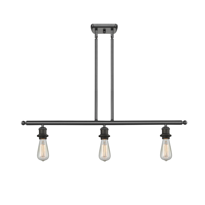 Bare Bulb Island Light shown in the Oil Rubbed Bronze finish