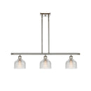 Dayton Island Light shown in the Polished Nickel finish with a Clear shade