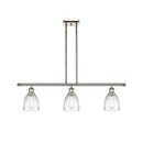 Brookfield Island Light shown in the Polished Nickel finish with a Clear shade