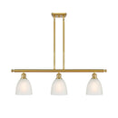 Castile Island Light shown in the Satin Gold finish with a White shade