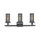 Innovations Lighting Bleecker 3 Light Bath Vanity Light Part Of The Austere Collection 516-3W-BK-CE219