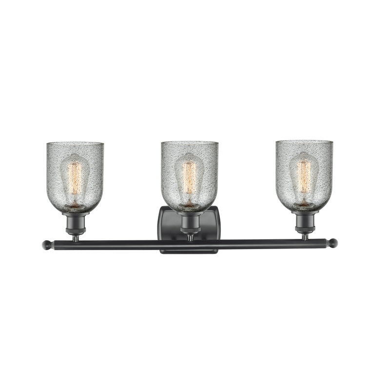 Innovations Lighting Caledonia 3 Light Bath Vanity Light Part Of The Ballston Collection 516-3W-BK-G257-LED