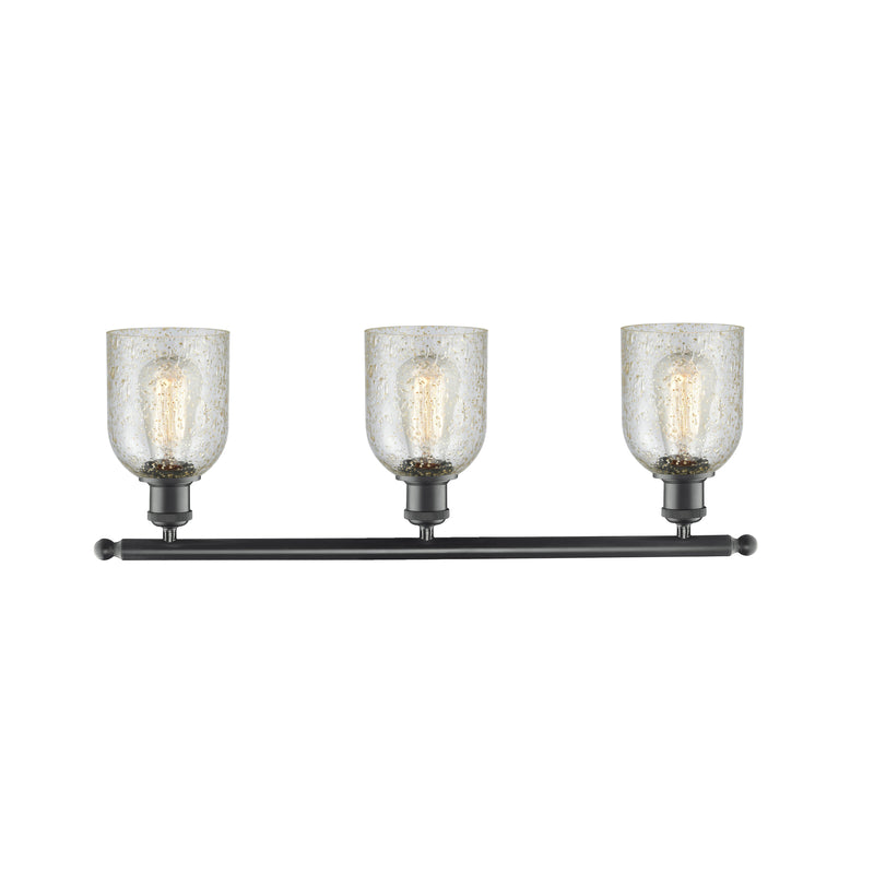 Innovations Lighting Caledonia 3 Light Bath Vanity Light Part Of The Ballston Collection 516-3W-BK-G259-LED