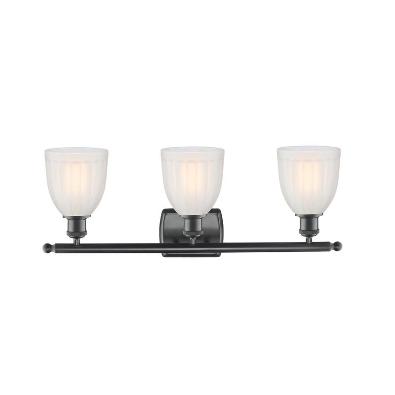 Innovations Lighting Brookfield 3 Light Bath Vanity Light Part Of The Ballston Collection 516-3W-BK-G441-LED