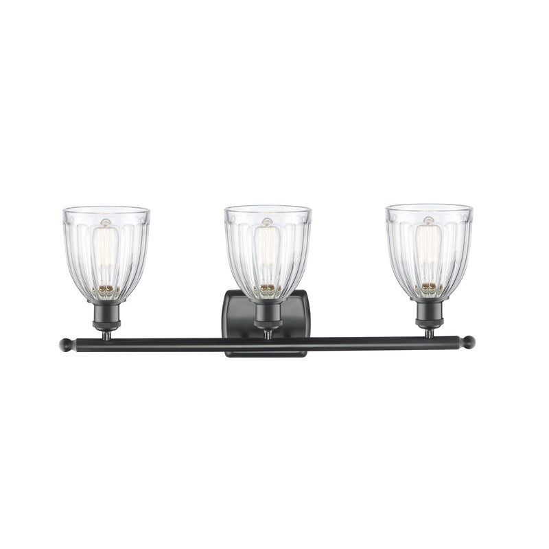 Innovations Lighting Brookfield 3 Light Bath Vanity Light Part Of The Ballston Collection 516-3W-BK-G442-LED