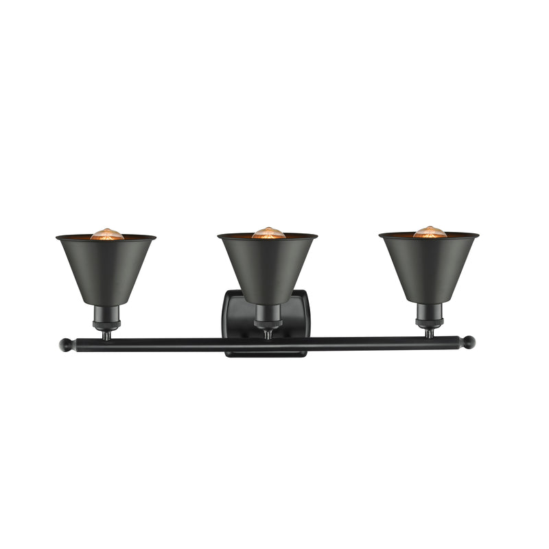 Innovations Lighting Smithfield 3 Light Bath Vanity Light Part Of The Ballston Collection 516-3W-BK-M8