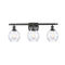 Waverly Bath Vanity Light shown in the Oil Rubbed Bronze finish with a Clear shade