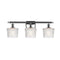 Niagra Bath Vanity Light shown in the Polished Chrome finish with a Clear shade