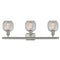 Innovations Lighting Belfast 3 Light Bath Vanity Light Part Of The Ballston Collection 516-3W-SN-G105-LED