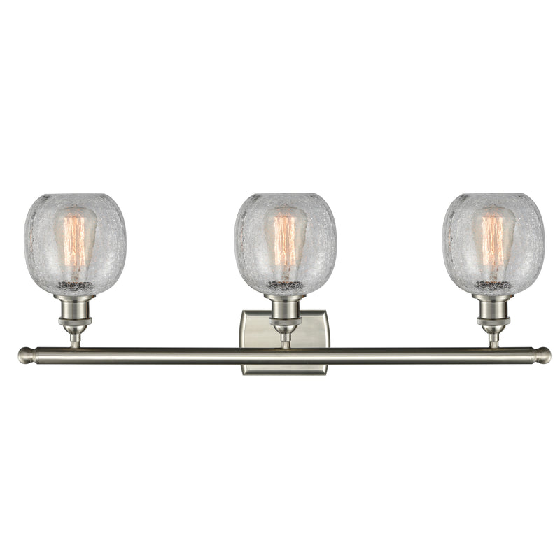 Innovations Lighting Belfast 3 Light Bath Vanity Light Part Of The Ballston Collection 516-3W-SN-G105-LED