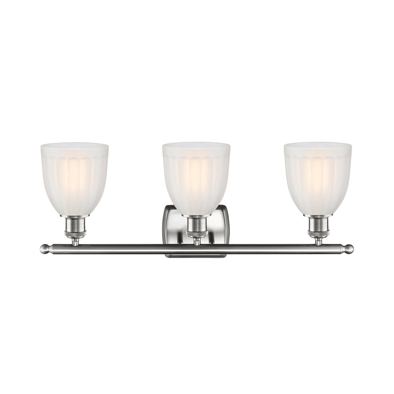 Innovations Lighting Brookfield 3 Light Bath Vanity Light Part Of The Ballston Collection 516-3W-SN-G441-LED