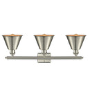 Innovations Lighting Smithfield 3 Light Bath Vanity Light Part Of The Ballston Collection 516-3W-SN-M8-LED