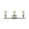 Innovations Lighting Bare Bulb 3 Light Bath Vanity Light Part Of The Ballston Collection 516-3W-SN-LED