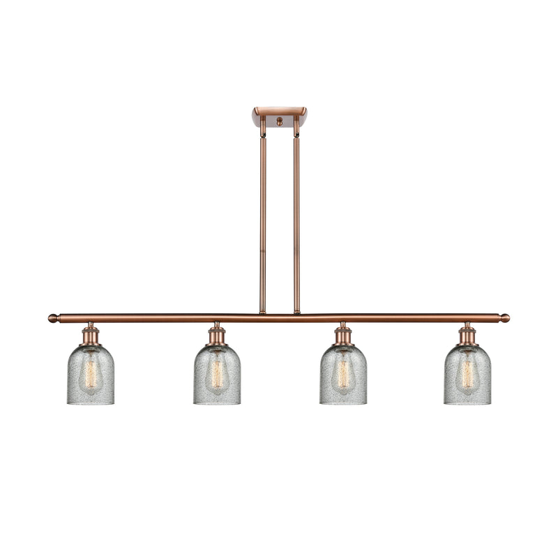 Caledonia Island Light shown in the Antique Copper finish with a Charcoal shade