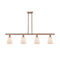 Ellery Island Light shown in the Antique Copper finish with a White shade