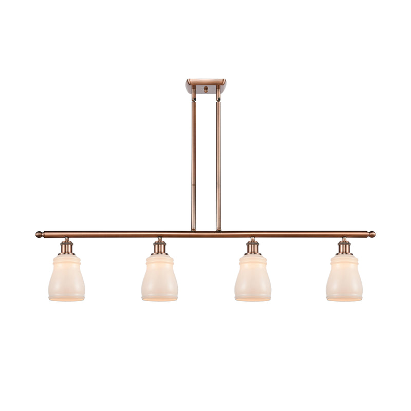 Ellery Island Light shown in the Antique Copper finish with a White shade