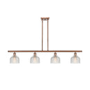 Dayton Island Light shown in the Antique Copper finish with a Clear shade