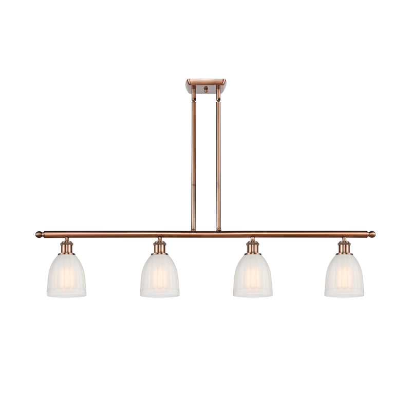 Brookfield Island Light shown in the Antique Copper finish with a White shade