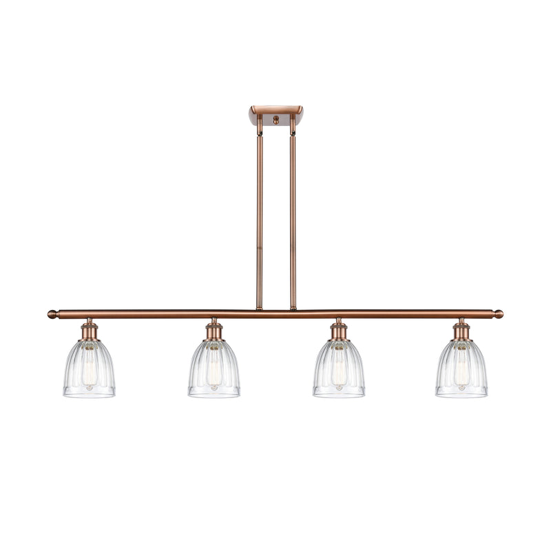 Brookfield Island Light shown in the Antique Copper finish with a Clear shade