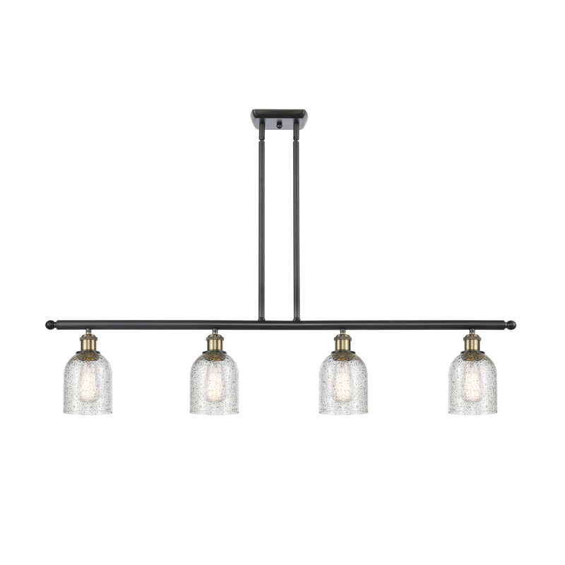 Caledonia Island Light shown in the Black Antique Brass finish with a Mica shade