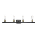 Innovations Lighting Bare Bulb 4 Light Bath Vanity Light Part Of The Ballston Collection 516-4W-BAB-LED