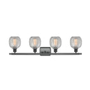 Innovations Lighting Belfast 4 Light Bath Vanity Light Part Of The Ballston Collection 516-4W-BK-G105-LED