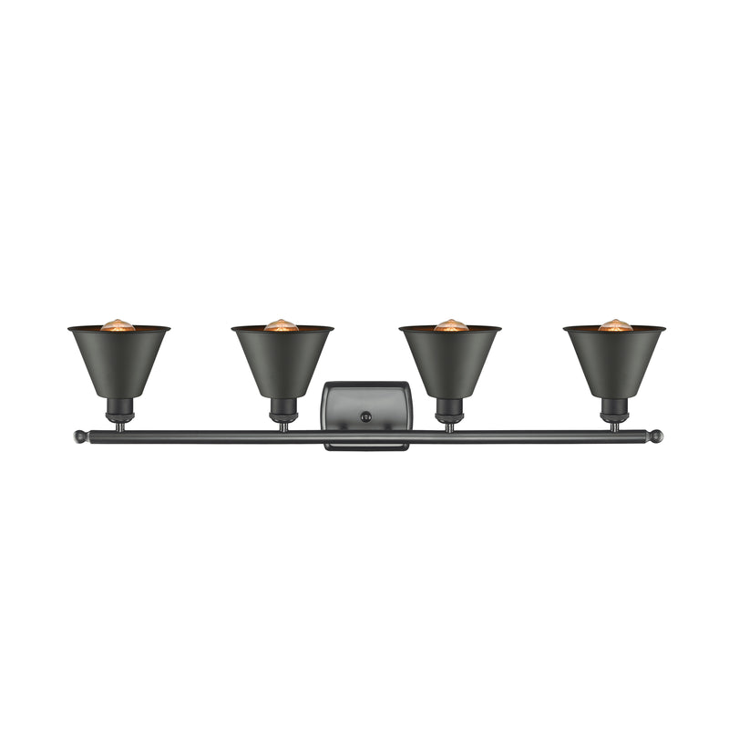 Innovations Lighting Smithfield 4 Light Bath Vanity Light Part Of The Ballston Collection 516-4W-BK-M8-LED