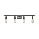 Bare Bulb Bath Vanity Light shown in the Oil Rubbed Bronze finish