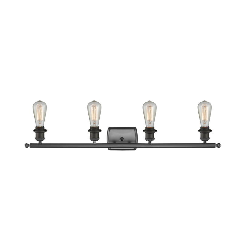 Innovations Lighting Bare Bulb 4 Light Bath Vanity Light Part Of The Ballston Collection 516-4W-OB-LED