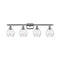 Waverly Bath Vanity Light shown in the Polished Chrome finish with a Clear shade