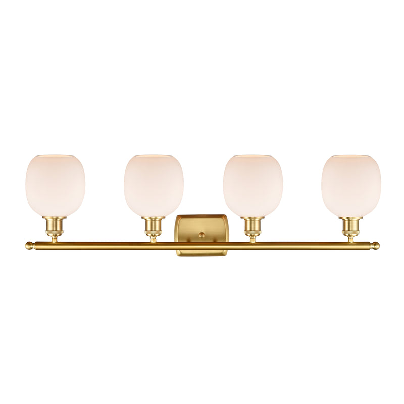 Innovations Lighting Belfast 4 Light Bath Vanity Light Part Of The Ballston Collection 516-4W-SG-G101