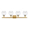 Innovations Lighting Small Waverly 4 Light Bath Vanity Light Part Of The Ballston Collection 516-4W-SG-G362