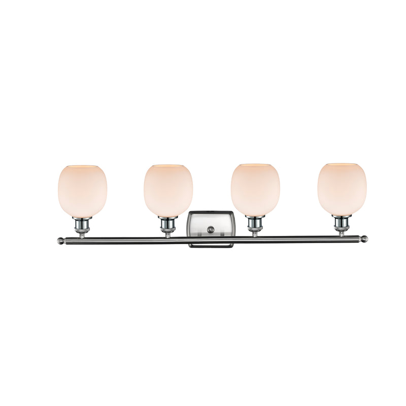 Innovations Lighting Belfast 4 Light Bath Vanity Light Part Of The Ballston Collection 516-4W-SN-G101