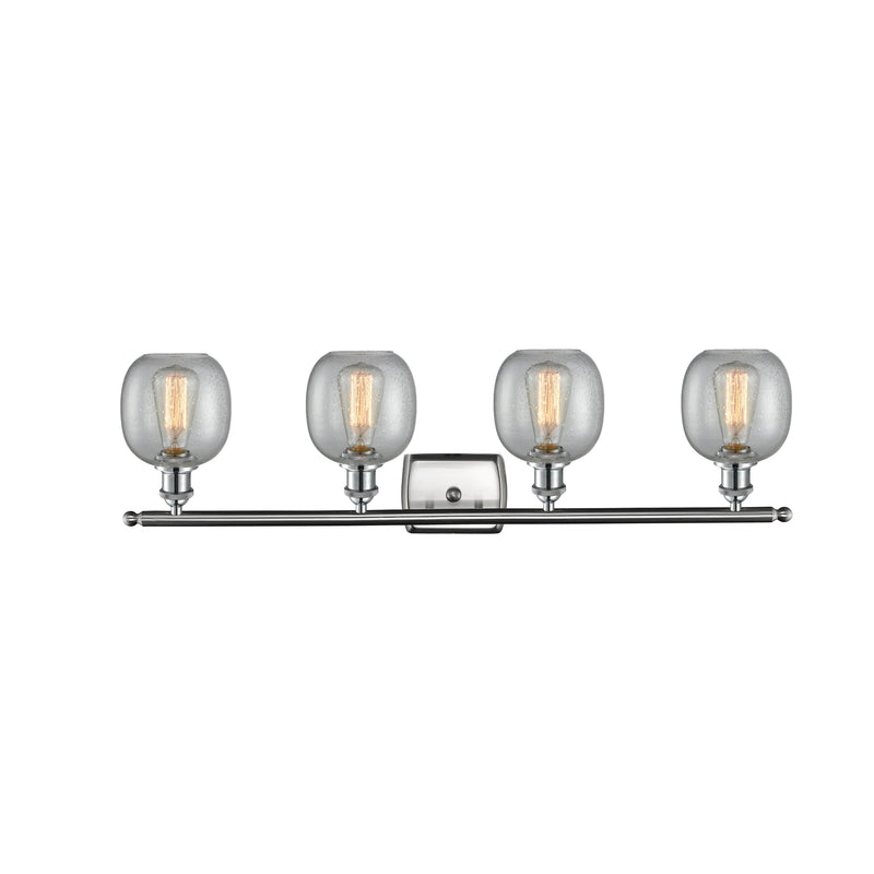 Innovations Lighting Belfast 4 Light Bath Vanity Light Part Of The Ballston Collection 516-4W-SN-G104