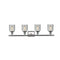 Innovations Lighting Caledonia 4 Light Bath Vanity Light Part Of The Ballston Collection 516-4W-SN-G257