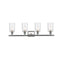 Innovations Lighting Candor 4 Light Bath Vanity Light Part of the Ballston Collection 516-4W-SN-G352