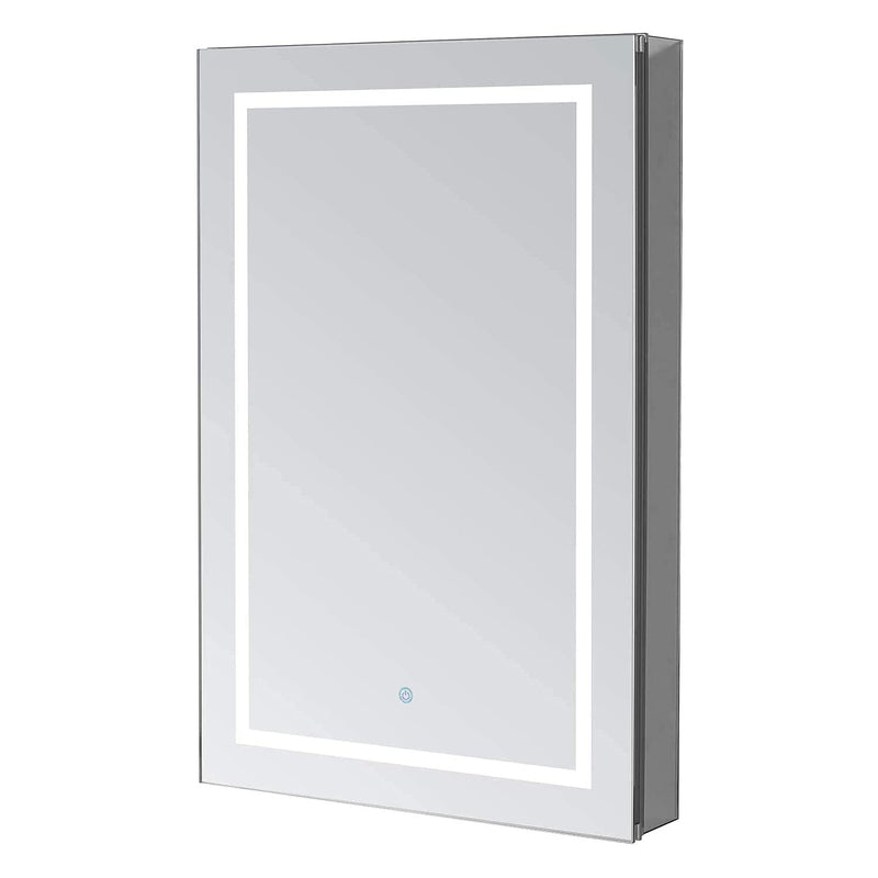 Aquadom Royal Basic Bathroom Medicine Cabinet LED Lighting Touch Screen Button Dimmer RBQ-2430R