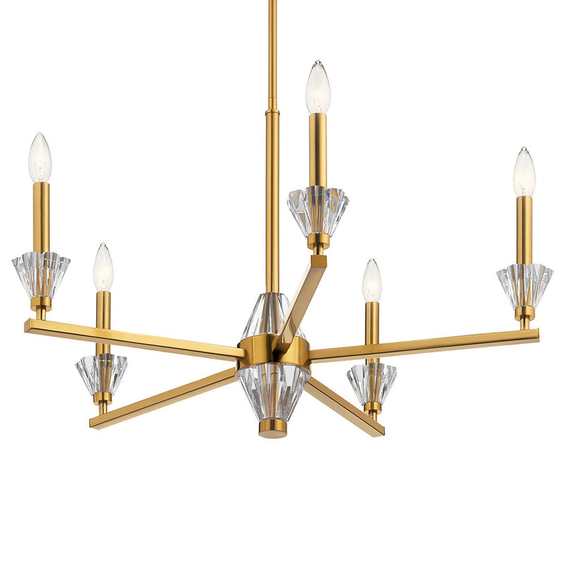 Kichler Calyssa 5 Light Chandelier Fox Gold 52001FXG