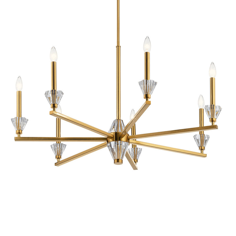 Kichler Calyssa 7 Light Chandelier Fox Gold 52002FXG