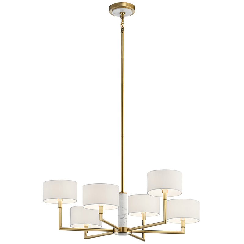 Kichler Laurent 16" 6 Light Chandelier Champagne Gold 52052CG