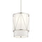 Kichler Birkleigh 18.25" 1 Light Pendant with Satin Etched Glass Satin Nickel 52073SN