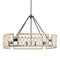 Kichler Oana 6 Light Oval Chandelier White Washed Wood 52078WWW