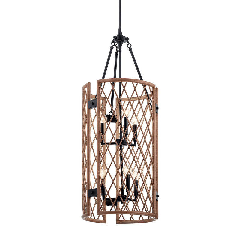 Kichler Oana 6 Light Foyer Chandelier Palm 52079PAL