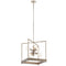 Kichler Tanis 6 Light Foyer Pendant Distressed Antique Gray 52092DAG