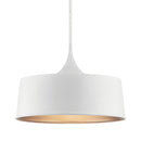 Kichler Elias 15.25" 1 Light Convertible Pendant White 52097WH