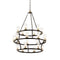 Kichler Mathias 41.5" 21 Light 3 Tier Chandelier with Clear Ribbed Glass Olde Bronze 52110OZ