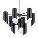 Kichler Trentino 9 Light Chandelier Black 52162BK